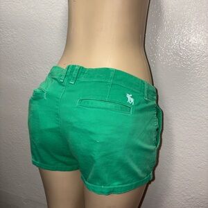 Vintage Abercrombie & Fitch Green Jean Shorts